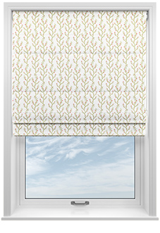 Boughton Faux Silk, Ruby - Roman Blind